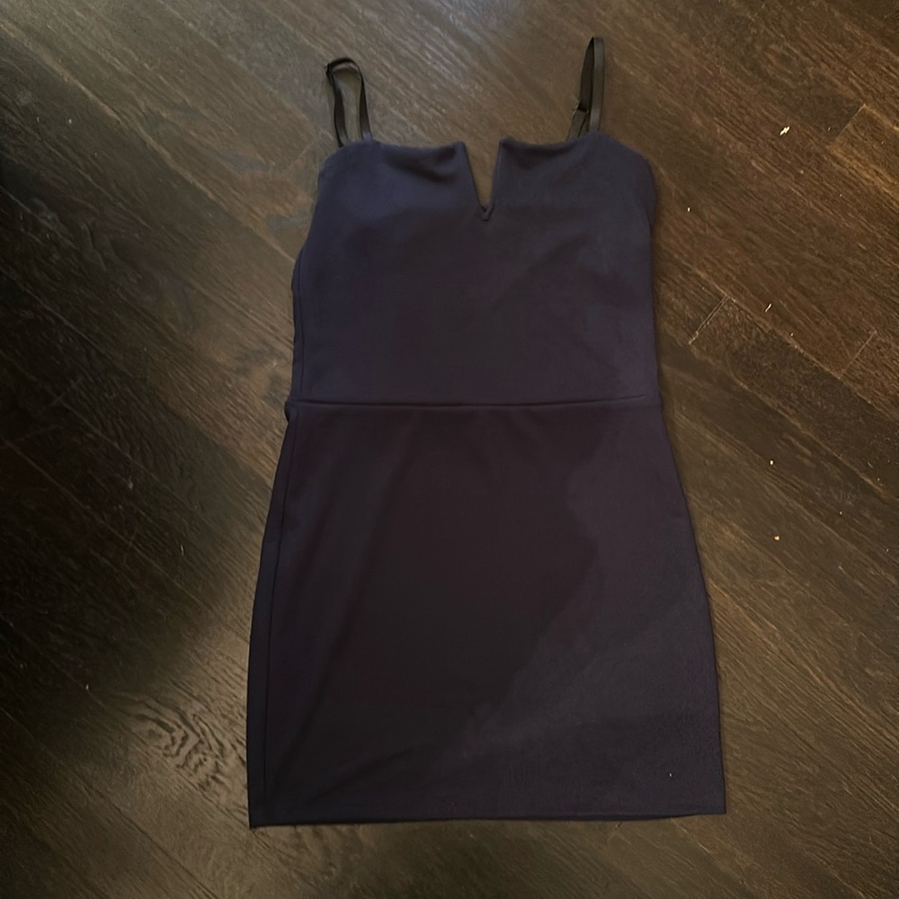 Cheryl Kids navy blue dress girls size large